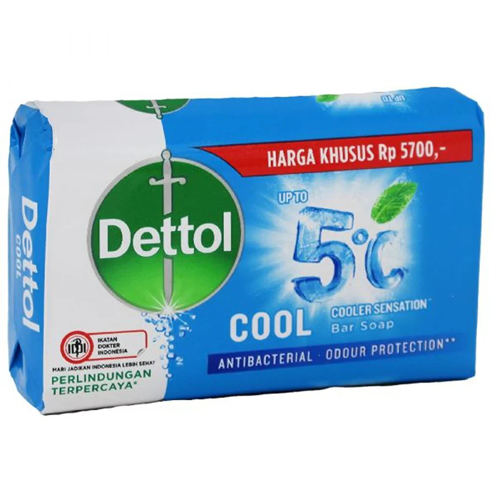 Dettol Antibacterial Bar Soap, Cool Blue 100g