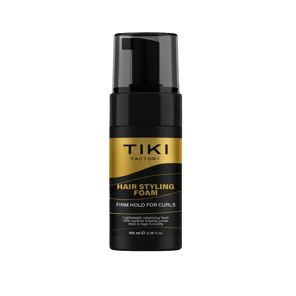 TIKI FACTORY HAIR STYLING FOAM CURLY HARD 100mL