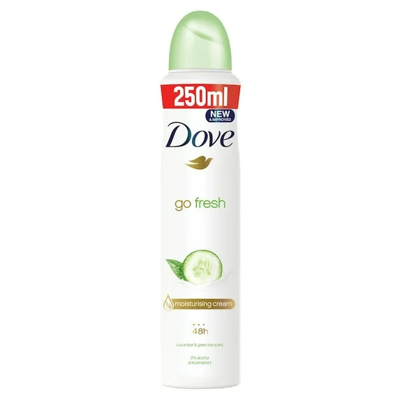 Dove Women Body Spray 250mL Cucumber
