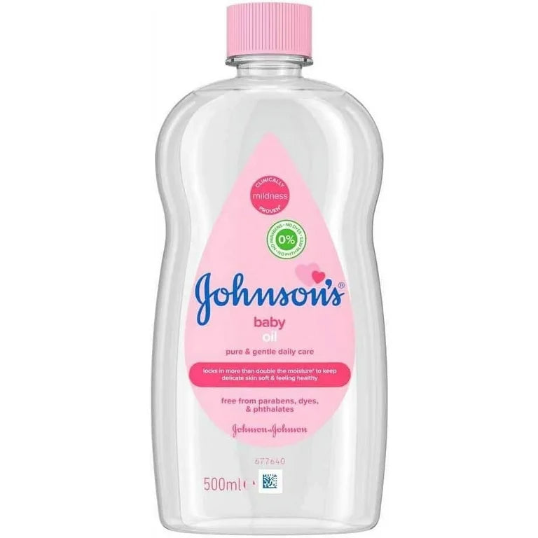 Johnson & Johnson Baby Oil 500mL Original
