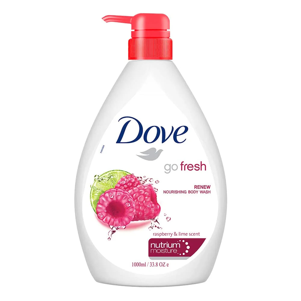 Dove Shower Gel 1 Liter Raspberry & Lime