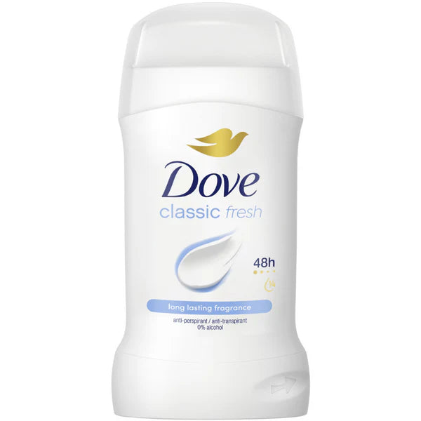 Dove Antiperspirant Stick 50mL Classic Fresh