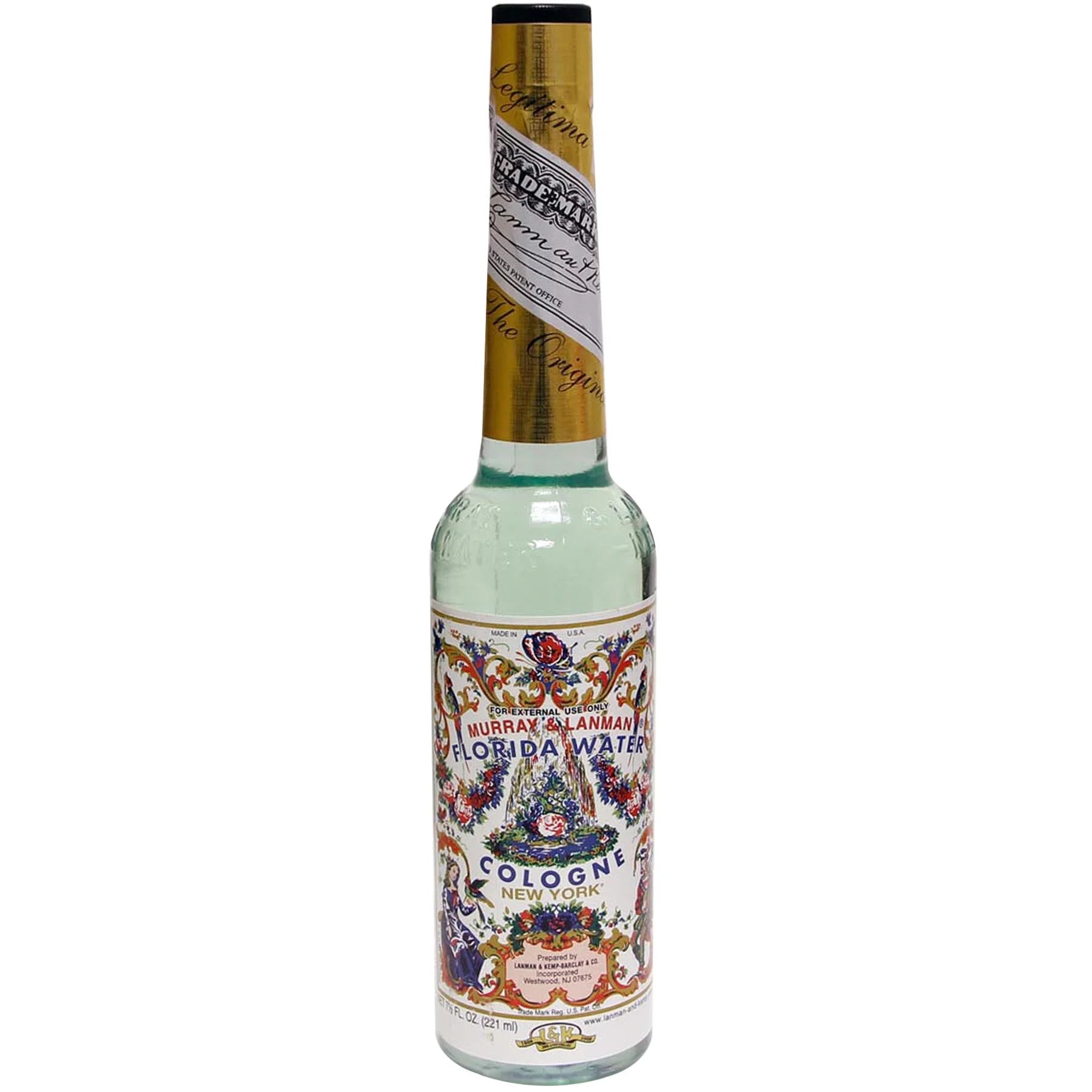 Murray & Lanman Florida Water Cologne, Plastic Bottle, 7.5 oz